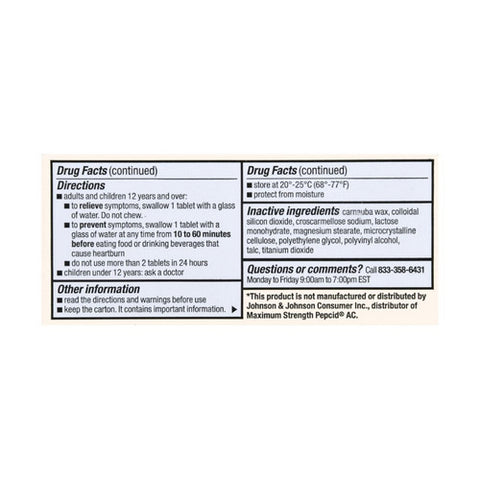 Foster And Thrive, Maximum Strength Acid Reducer Famotidine, 20 Mg, 50 Tabs