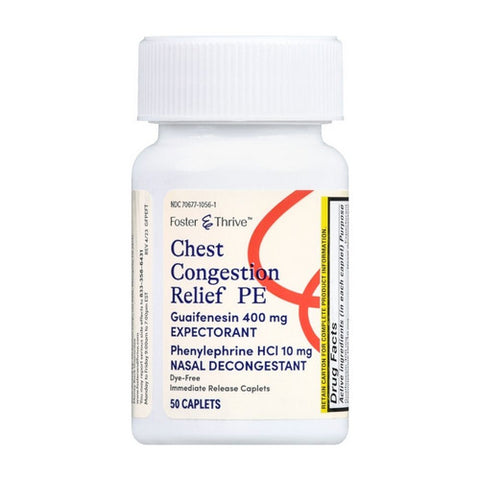 Foster And Thrive, Chest Congestion Relief Pe, 50 Caps