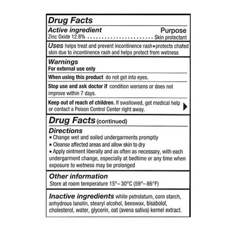 Midnite, Triple Paste Adult Incontinence Rash Treatment Ointment, 8 Oz