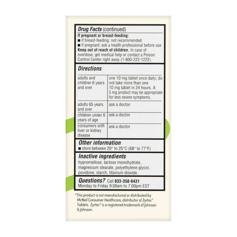 Foster And Thrive, All Day Allergy Cetirizine Hcl, 10 Mg, 300 Tabs