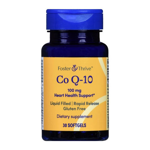Foster And Thrive, Co Q-10 Rapid Release, 100 Mg, 30 Softgels