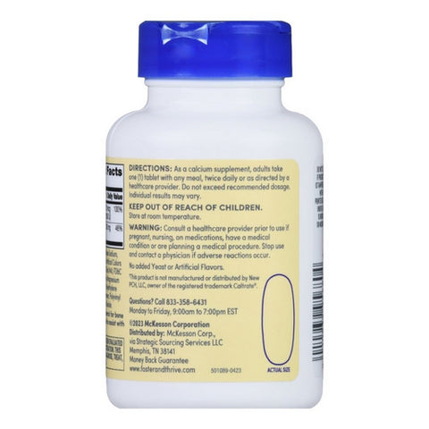 Foster And Thrive, Calcium Plus Vitamin D3, 600 Mg, 100 Tabs
