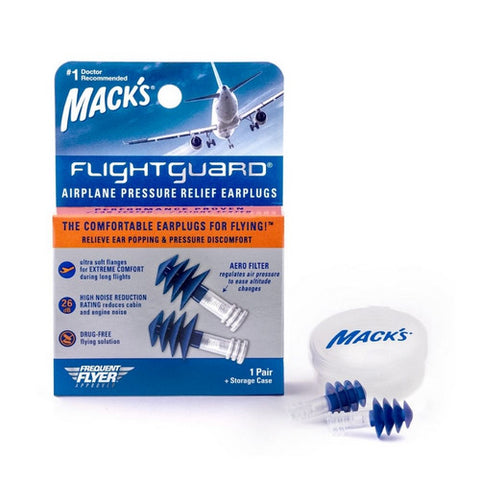 Mack's, Macks Flightguard Airplane Pressure Relief Earplugs, 1 Count