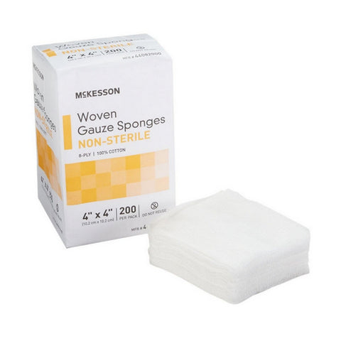 Woven Gauze Sponges 200 Count by McKesson
