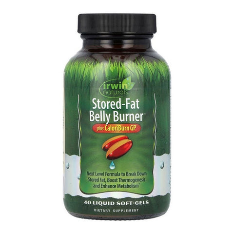 Irwin Naturals, Stored Fat Belly Burner plus Calori Burn GP, 40 Liquid Softgels