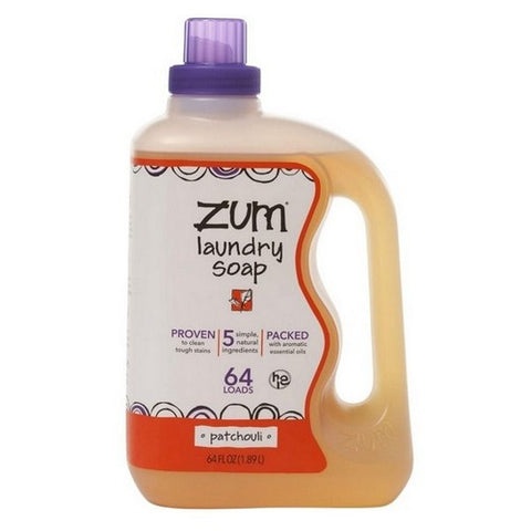 Zum, Clean Aromatherapy Laundry Soap Patchouli, 64 Oz (Case Of 6)