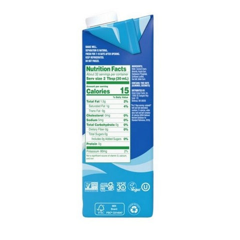 Nutpods, Original Coffee Creamer Half And Half, 32 Oz (Case Of 6)