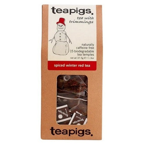 Teapigs, Chocolate Flake Black Tea Temples, 15 Bags (Case Of 6)