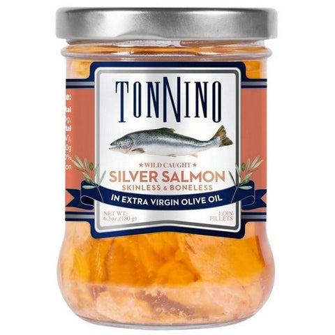 Tonnino, Silver Salmon Fillet Evoo, 6.3 Oz (Case Of 6)