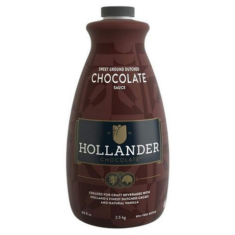 Hollander Chocolate Co., Cafe Sauce Dutched Chocolate, 64 Oz (Case Of 6)