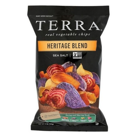 Terra Chips, Heritage Blend Real With Sea Salt, 5 Oz (Case Of 12)