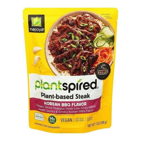 Nasoya, Plantspired Plant Based Steak Korean BBQ Flavor, 7 Oz (Case Of 6)