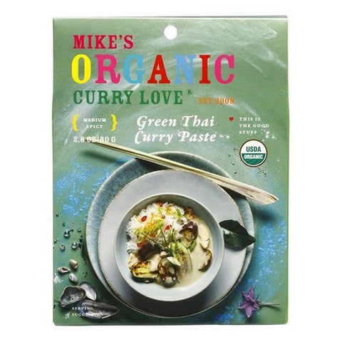 Mike's Organic Foods, Green Thai Curry Paste, 2.8 Oz (Case Of 6)