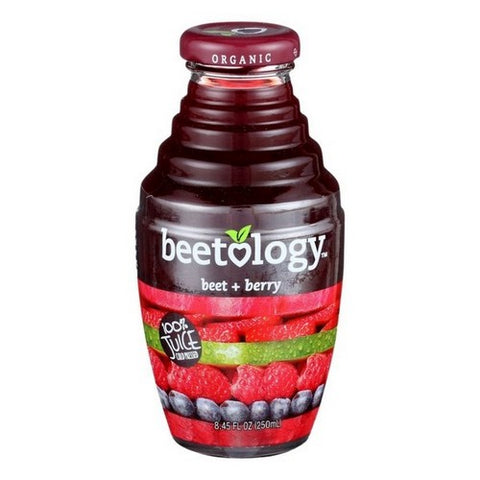Beetology, 100% Organic Beet And Berry Juice, 8.45 Oz (Case Of 6)
