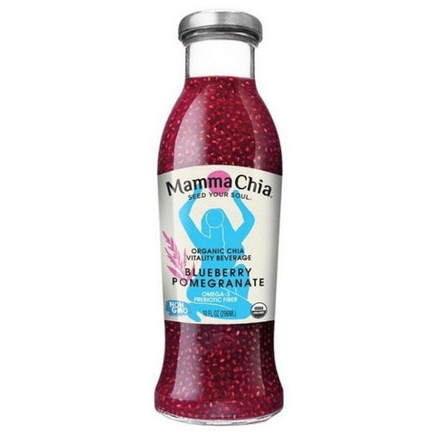 Mamma Chia, Organic Chia Beverage Blueberry Pomegranate, 10 Oz (Case Of 12)