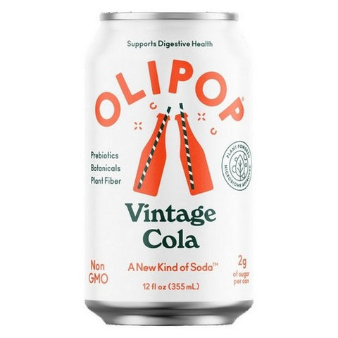 Olipop, Sparkling Tonic Vintage Cola, 12 Oz (Case Of 12)
