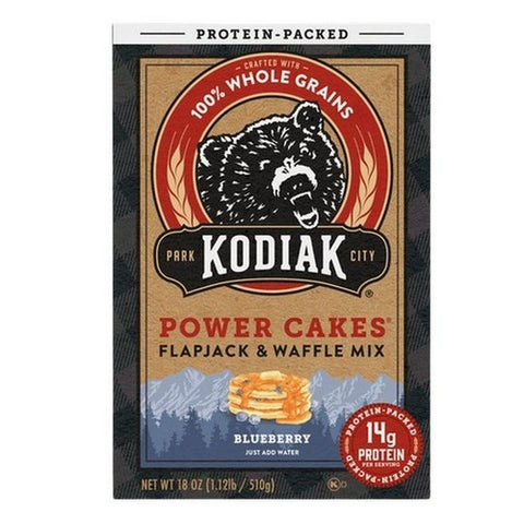 Kodiak Cakes, Power Blueberry Flapjack And Waffle Mix, 18 Oz (case Of 6)