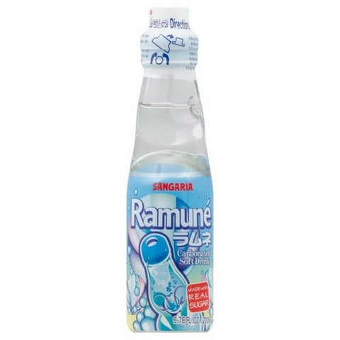 Sangaria, Ramune Carbonated Soft Drink, 6.76 Oz X 6 Count (Case Of 3)