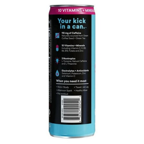 Eboost, Super Fuel Sparkling Blue Raspberry Energy Drink, 11.5 Oz (Case Of 12)