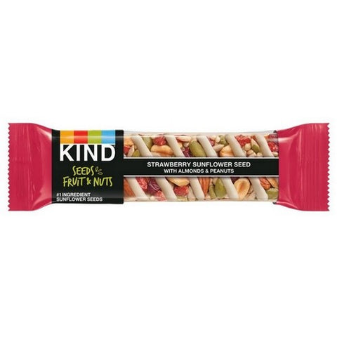 Kind, Fruit And Nuts Snack Bar Strawberry Sunflower Seeds, 1.4 Oz (Case Of 12)