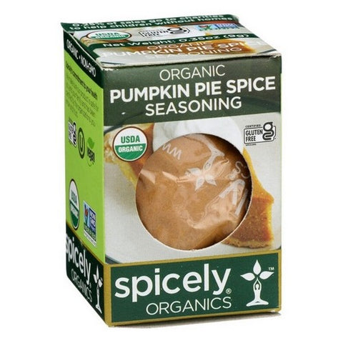 Spicely Organics, Organic Seasoning Pumpkin Pie Spice, 0.35 Oz (Case Of 6)