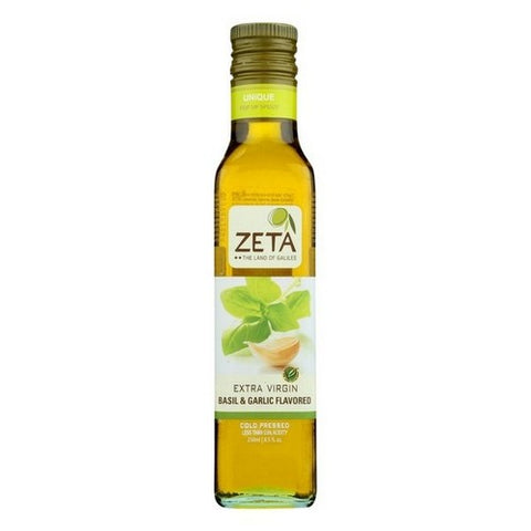 Zeta, Basil Garlic Extra Virgin Oil, 250 Ml (Case Of 6)