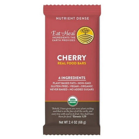 Eat To Heal, Organic Cherry Bar, 68 Grams (Case Of 10)