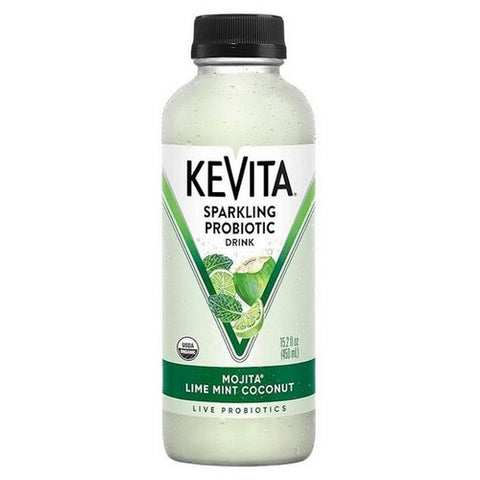 Kevita, Organic Mojito Lime Mint Coconut Probiotic Drink, 15.2 Oz (Case Of 6)