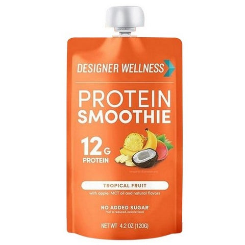 Designer Wellness, Tropical Fruit Smoothie, 4.2 Oz (Case Of 6)