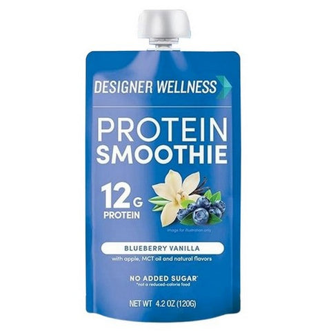 Designer Wellness, Blueberry Vanilla Smoothie, 4.2 Oz (Case Of 6)