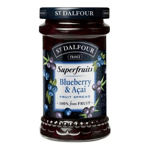 St.Dalfour, Blueberry And Acai Fruit Spread, 6 Oz (Case Of 6)