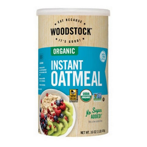 Woodstock, Organic Instant Oatmeal, 16 Oz (Case Of 12)