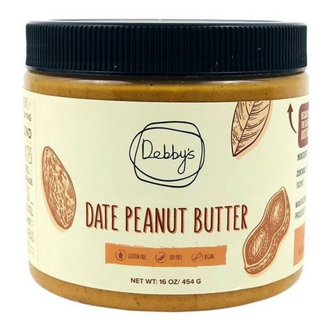 Debby's, Peanut Butter With Dates, 16 Oz (Case Of 6)