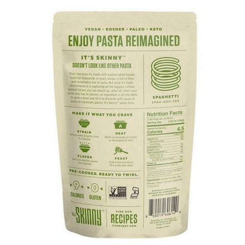 It's Skinny Pasta, Konjac Pasta Spaghetti Shape, 9.52 Oz (Case Of 6)