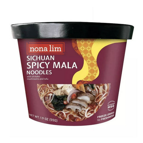 Nona Lim, Sichuan Spicy Instant Noodle Bowl, 1.9 Oz (Case Of 6)