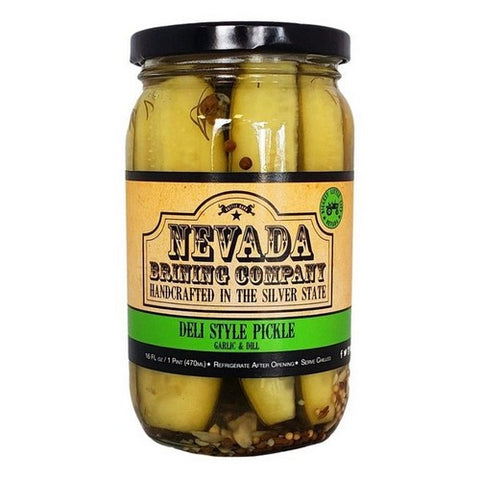 Nevada Brining Company, Deli Style Pickle, 16 Oz (Case Of 6)