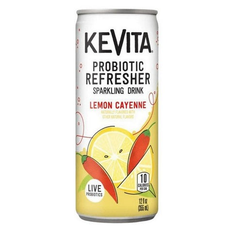 Kevita, Sparkling Refresher Lemon Cayenne, 12 Oz (Case Of 12)