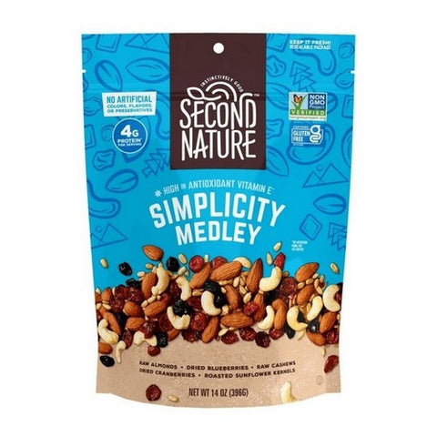 Second Nature, Simplicity Nut Medley, 14 Oz (Case Of 6)