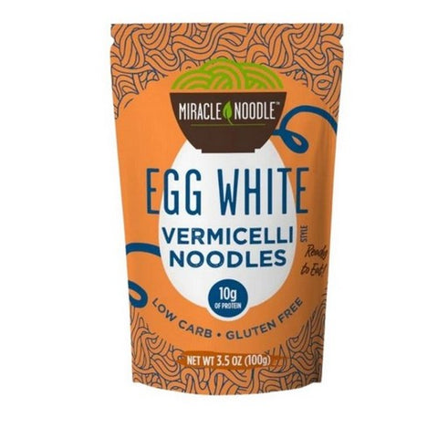 Miracle Noodle, Egg White Noodles Vermicelli, 3.5 Oz