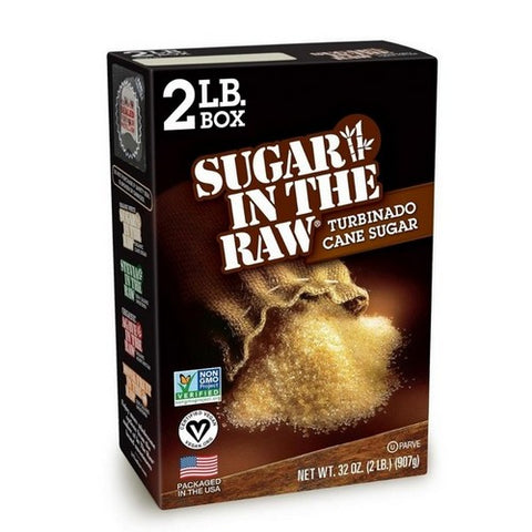 In The Raw, Turbinado Cane Sugar, 2 Lbs (Case Of 12)