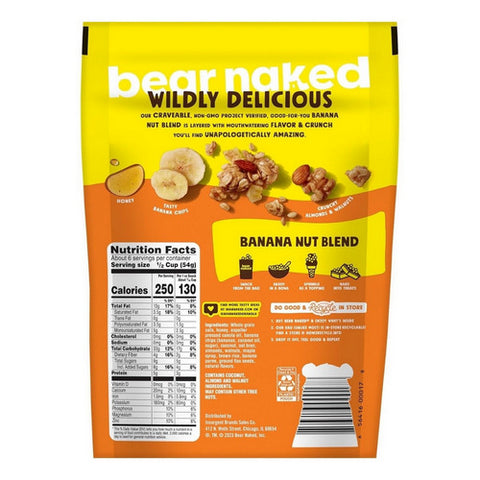 Bear Naked, Natural Granola Banana Nut, 12 Oz (Case Of 6)