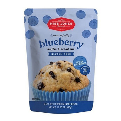 Miss Jones Baking Co, Muffin And Bread Mix Blueberry, 12.35 Oz (Case Of 6)