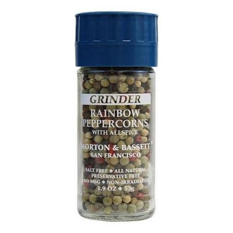Morton & Bassett, Grinder Rainbow Peppercorns, 1.9 Oz (Case Of 12)