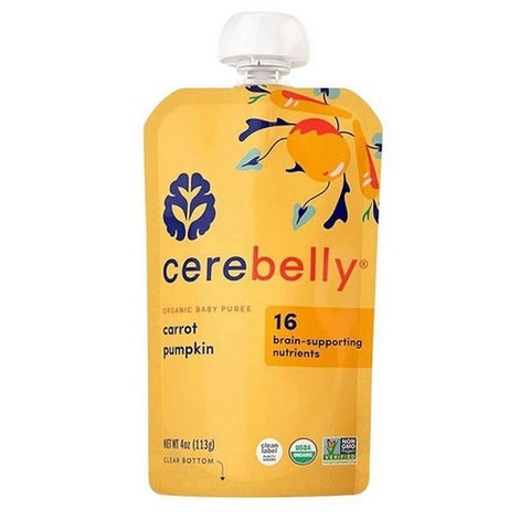 Cerebelly, Baby Puree Carrot Pumpkin, 4 Oz (Case Of 6)