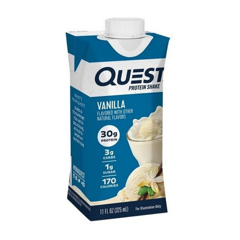 Quest, Quest Protein Shakes Vanilla, 11 Oz X 4 Count (Case Of 3)