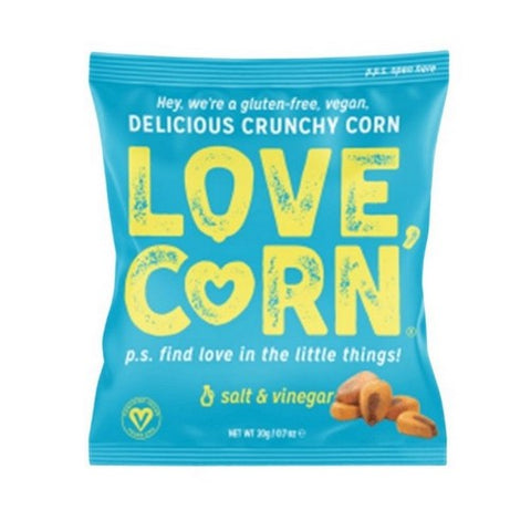 Love Corn, Roast Salt And Vinegar, 0.7 Oz (Case Of 100)