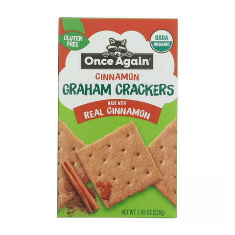 Once Again, Organic Gram Crackers Cinnamon, 7.93 Oz (Case Of 6)