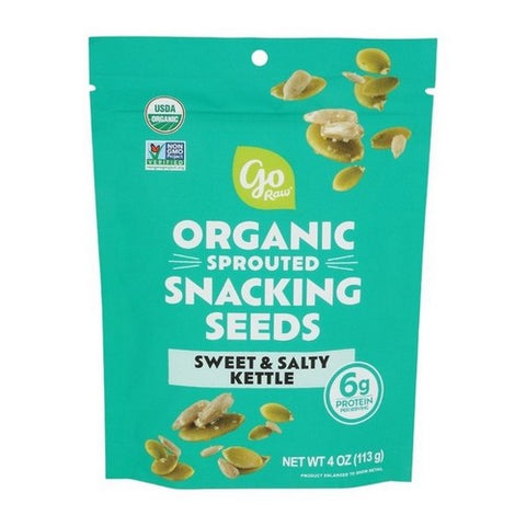 Go Raw, Organic Sprouted Snacking Seeds Sweet And Salty Kettle, 4 Oz (Case Of 6)