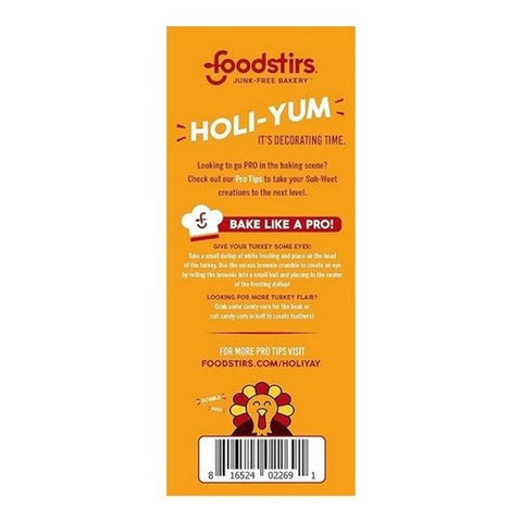 Foodstirs, Turkey Treat Brownie Kit, 20.1 Oz (Case Of 6)
