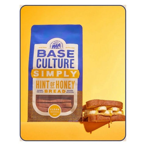 Base Culture, Belt Simply Bread Hint Of Honey, 16 Oz (Case Of 6) Base Culture